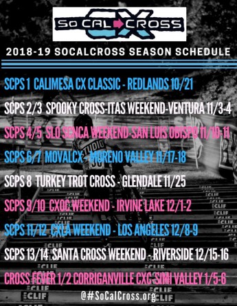 cross series schedule